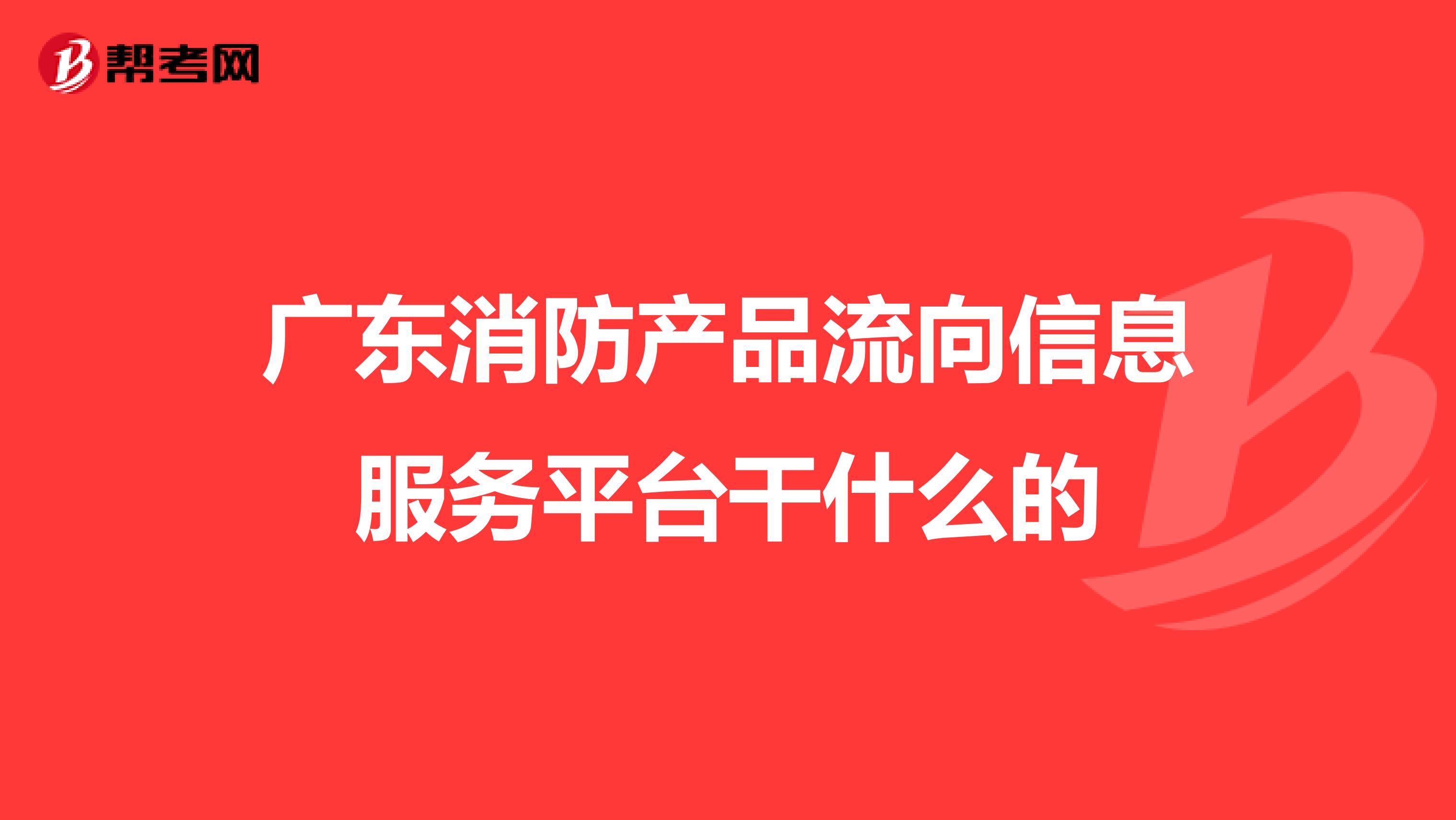 广东省消防产品流向信息服务平台，构建透明供应链，助力消防安全